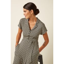 King Louie - Darcy Dress Laguna - Black - mamelukken