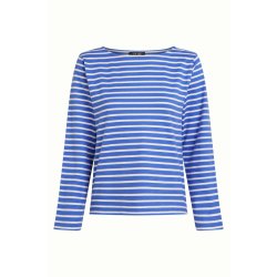 King Louie - Boatneck Top Britney Stripe - Amparo Blue