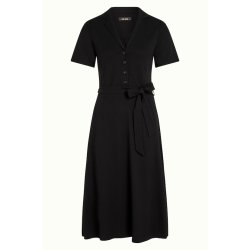 King Louie - Lola Dress Milano Crepe - Black