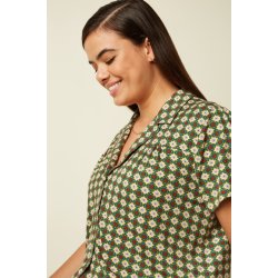 King Louie - Tex Blouse Jade - Ponderosa Green