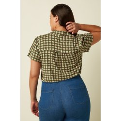 King Louie - Tex Blouse Jade - Ponderosa Green