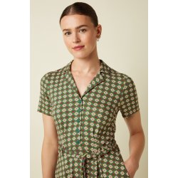 King Louien - Sheeva Dress Jade - Ponderosa green