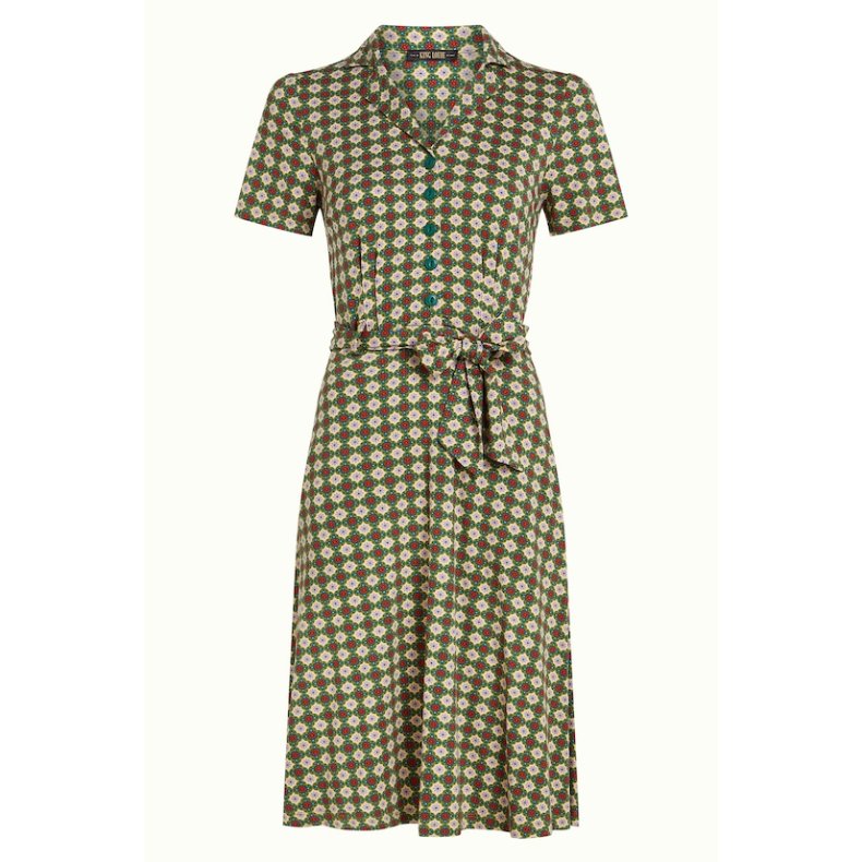 King Louien - Sheeva Dress Jade - Ponderosa green