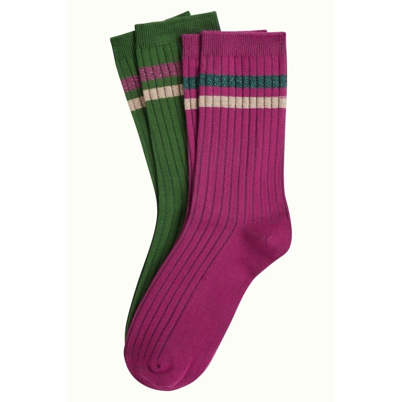 King Louie - Socks 2-Pack La Paz - Fir Green