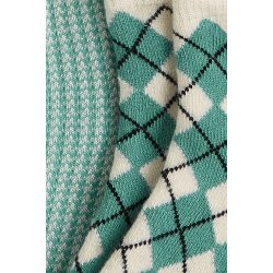King Louie - Socks Short 2-Pack Argyle - Matcha Green