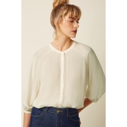 King Louie - Cybil Blouse Sista - Ivory