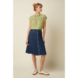 King Louie - Marie Skirt Playa Denim - Blue tint 