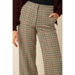 King Louie - Federica Pants Basso Check - Marzipan