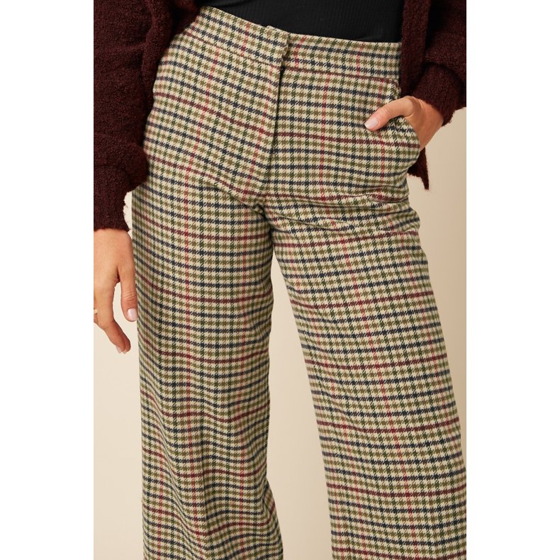 King Louie - Federica Pants Basso Check - Marzipan