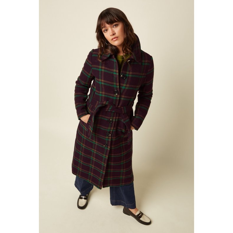 King Louie - Arabella Coat Vera Check - Porto Red