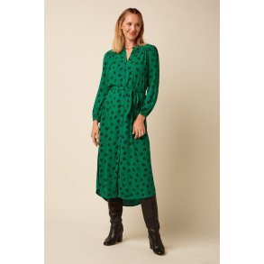 King Louie - Stella Midi Dress Farlane - Meadow Green