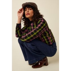 King Louie - Peaky Cap Art Check Umbre