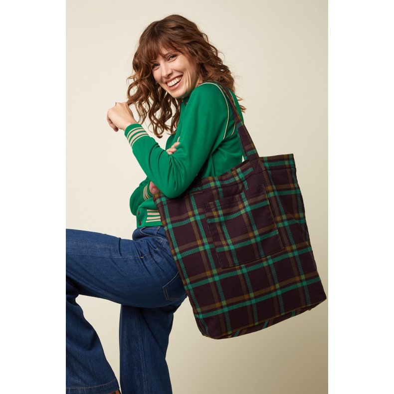 King Louie - Shopper Vera Check - Porto Red