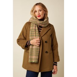 King Louie - Houdstooth Scarf - Spicy Brown