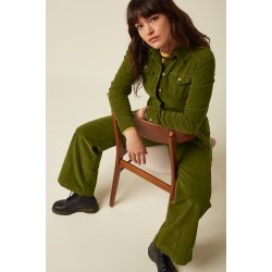 King Louie - Mia Jumpsuit Baby Cord - Posey Green