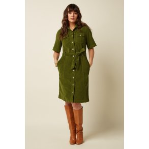 King Louie - Kate Dress Baby Cord - Posey Green