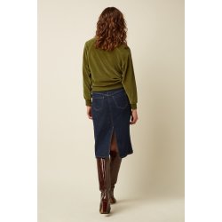 King Louie - Prisca Skirt Muse Denim - Rock Blue