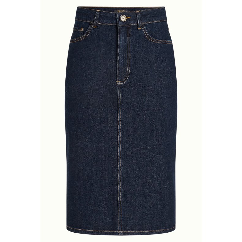 King Louie - Prisca Skirt Muse Denim - Rock Blue