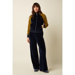 King Louie - Lila Coljack Baton Velvet - Sapphire Blue
