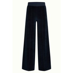 King Louie - Sweat Pants Baton Velvet - Sapphire Blue