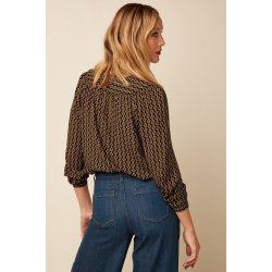 King Louie - Lisa Blouse Turi Woven - Black