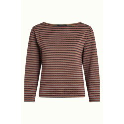 King Louie - Boatneck Top Beebop - Multi Color