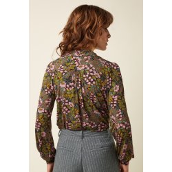 King Louie - Carina Blouse Sierra - Bitter Chocolate