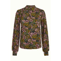 King Louie - Carina Blouse Sierra - Bitter Chocolate