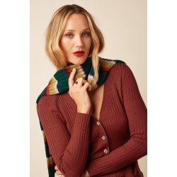 King Louie - Harley Stripe Scarf - Dragonfly Green