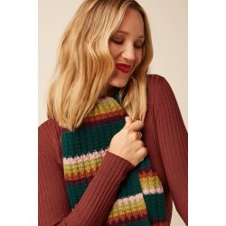 King Louie - Harley Stripe Scarf - Dragonfly Green