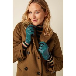 King Louie - Leather Gloves - Dragonfly Green