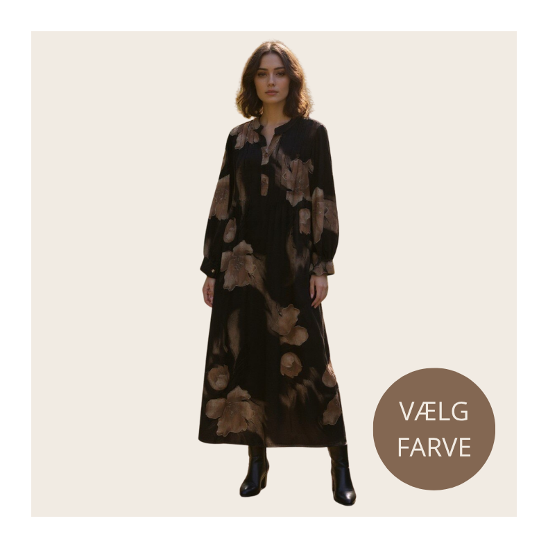 Babyfl�jl - Saga Blomster Kjole - V�lg farve