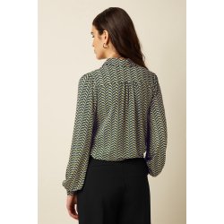 King Louie - Maisie Blouse Marais - Evening Blue