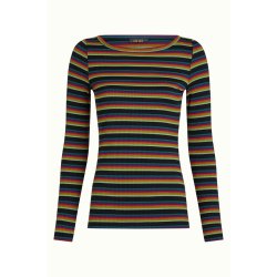 King Louie - Lili Top Lottie Stripe - Botanical Green