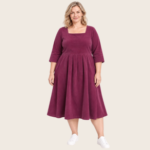 Babyfl�jl Oversize - Fie Firkantet hals -  Plum 