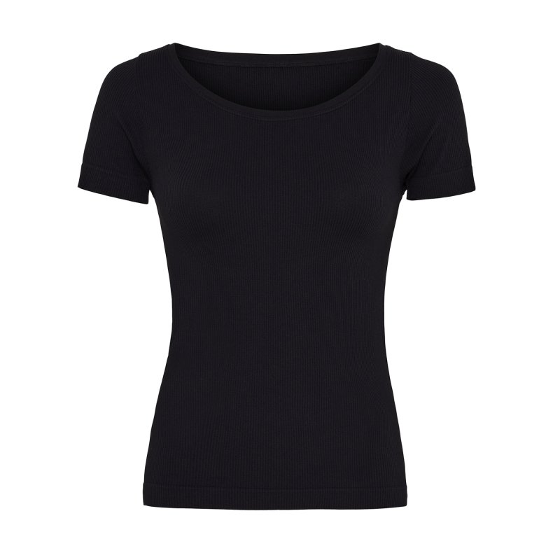 Tim &amp; Simonsens - Linea Rib T-shirt - Black