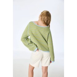 Himalaya - Lisa sweater - Lime/ Babyblue