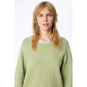 Himalaya - Lisa sweater - Lime/ Babyblue