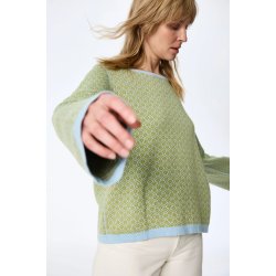 Himalaya - Lisa sweater - Lime/ Babyblue