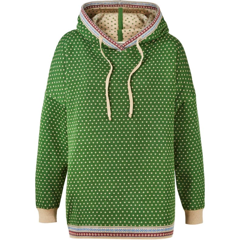 Hoodie Fjord Dia Green