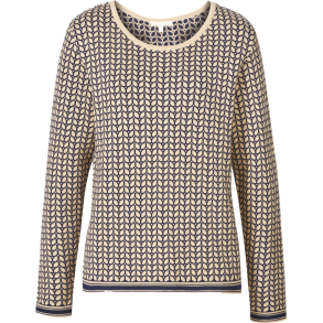 Himalaya - ko. Bomuld - Sweater Bibi - Navy/Cream