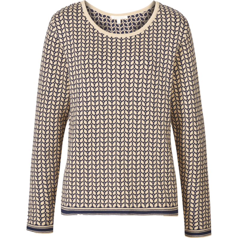 Himalaya - ko. Bomuld - Sweater Bibi - Navy/Cream