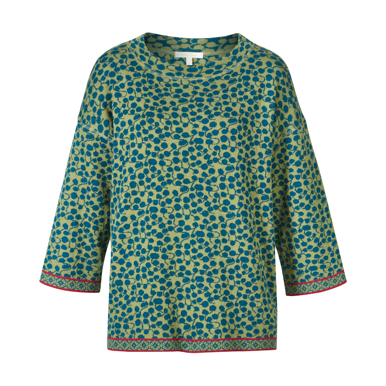 Himalaya - ko. Bomuld Sweater Juna - Dark green/ Bottelgreen