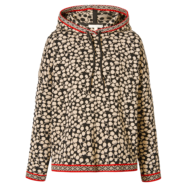 Himalaya - ko. Bomuld - Hoody Jerry - Cream/ Black