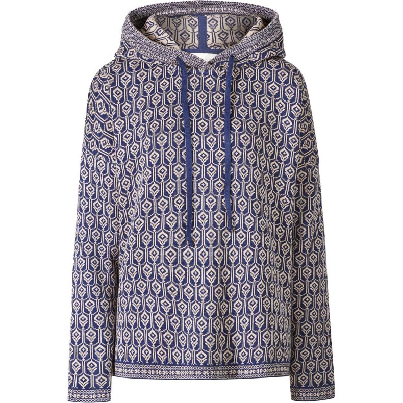 Himalaya - Julia Hoodie - Navy / Beige