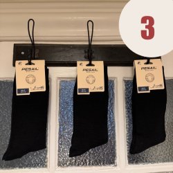 3 Par Uld sokker str. 35-40 - Vlg Farve