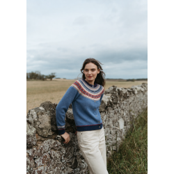 Erib� - Alpine Short Cardigan - Blue
