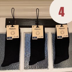 3 Par Uld sokker str. 40-46 - Vlg Farve