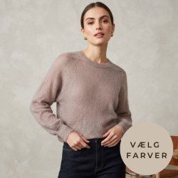 M�nsteret Strik Mohair Sweater - V�lg Farve
