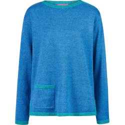 Fristed - Noella Bomulds Strik Sweater - Blue